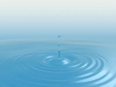 Water Crown Splash 3D Model Pack