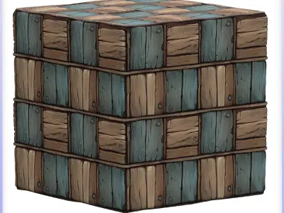 Stylized Wood Seamless Texture Texture 28