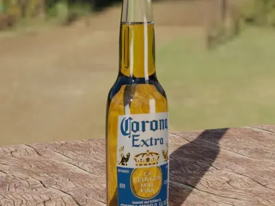 CORONA BEER - REALISTIC 3D model