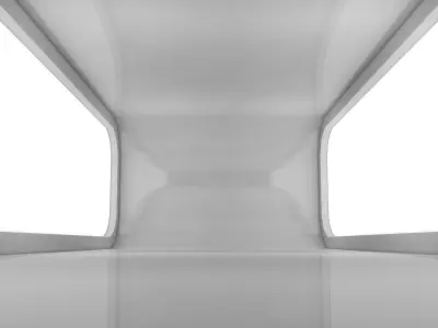 Sci Fi Room Low-poly 3D model