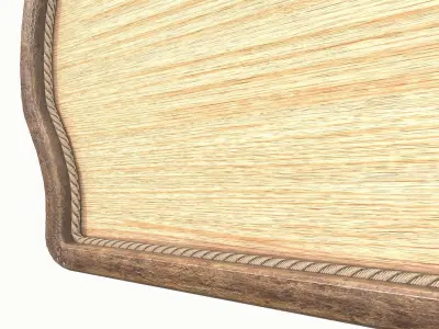 Wall signboard A Low-poly 3D model