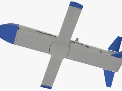  Dynetics Gremlins Drone White Blue 