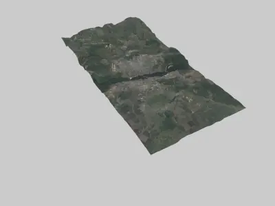 Voronezh City Low-poly 3D model