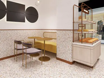 Bakery Shop Scene 3D model