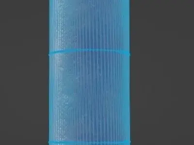 Column stone Low-poly 3D model