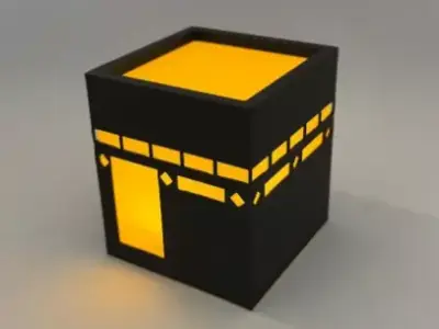 KAABA KABE HARAM MESCID HARAM HAARAM 3D print model
