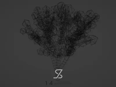 Cherry Blossom Tree Free low-poly 3D model