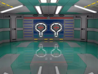 Sci Fi Room  3D model