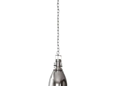 Chrome ceiling lamp Lussole Monsey GRLSP 9614 3D model