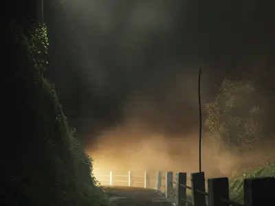 FOGGY NIGHT  3D model