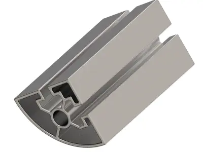 Premium Half Round Profile 3D print model