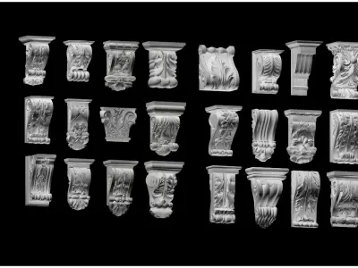 Decorative Bracket 3D model