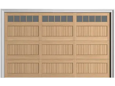 Automatic Classic Modern Garage Doors 3D model