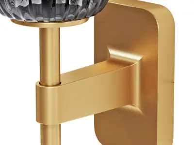 Astro lighting tacoma single-single grande reed ribbed glass 3D model