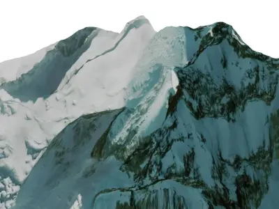 Mount Annapurna 3D model