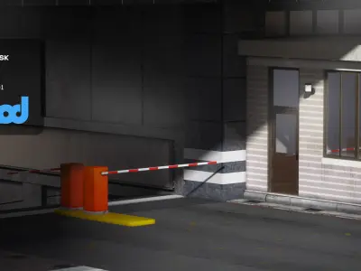 Tw Parking Garage 3D model