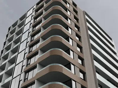 RESIDENTIAL BUILDING NO74 A 3D model