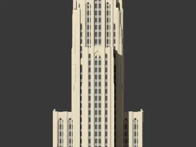 Cathedral of Learning 3D print model