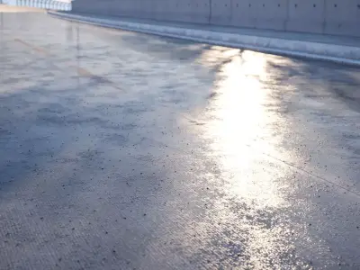 Wet concrete road texture Texture