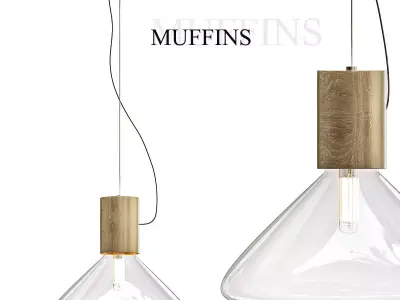 MUFFINS pendant lamp 3D model