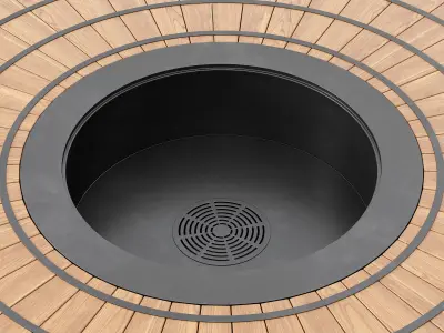 Fire Pit 08 3D model