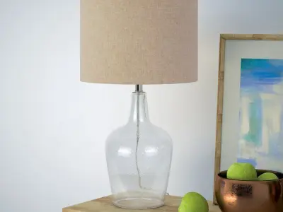 Jaran Silver Table Lamp 3D model