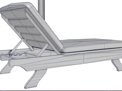 beach props - low-poly  3D Model Pack