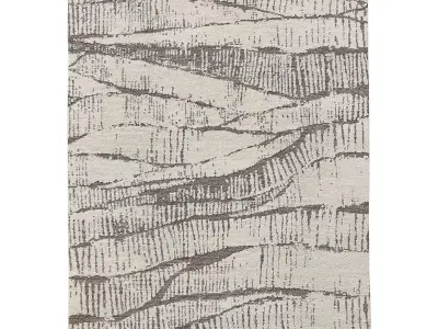 STRATI HAND-KNOTTED WOOL RUG 3D model