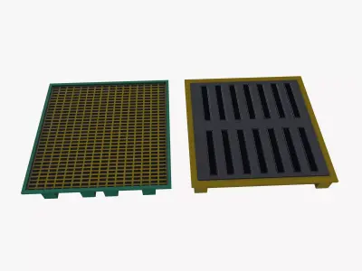 Barrel pallet 3D model