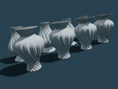 Vase Spirou 3D print model