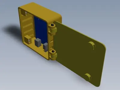 UNO R3 Wall Mount Case 3D print model