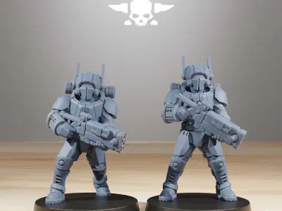 Tarion Clone Infantry 3D print model