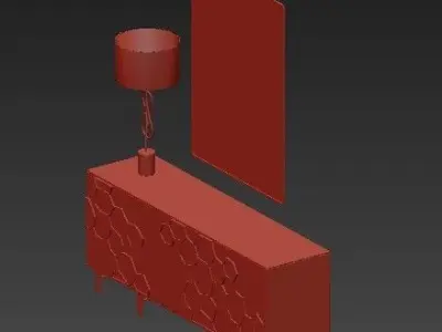 chest of drawers 27 3D model