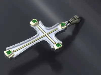Orthodox cross  cnc model or  3D print model