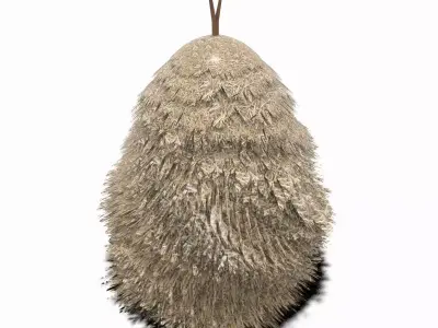 hay stack Low-poly 3D model