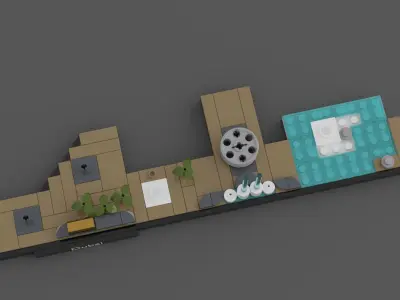 LEGO Architecture 2020 - Dubai 3D model