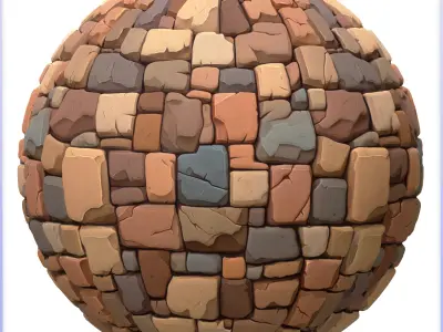  Stylized Stone Floor Seamless Texture Texture purchase
