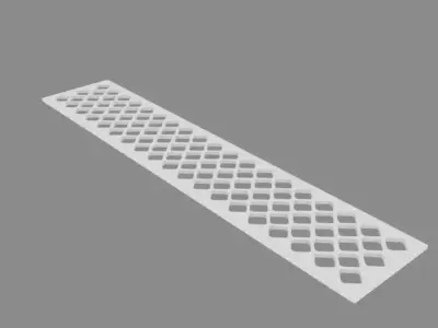 Industrial Grid 3D model