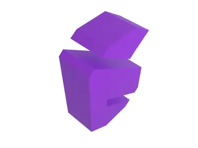 Sci-Fi Number 6 v1 005 Low-poly 3D model