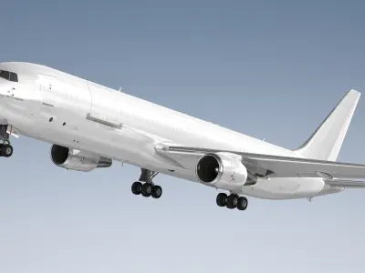  Boeing 767-300BCF Generic White 