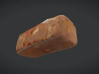 Brick 4 Low-poly 3D model