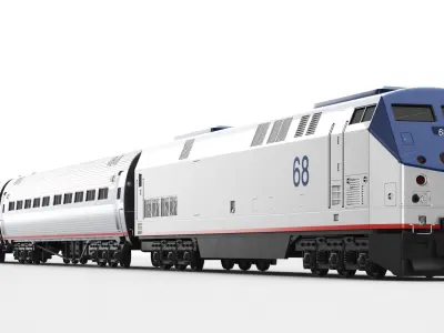  Four Detailed Transportation Vehicles 