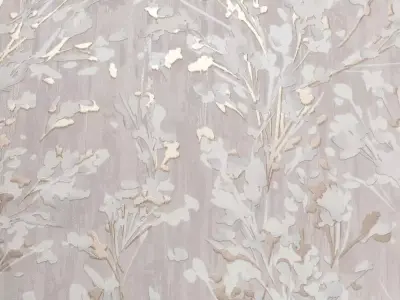 Blush Metallic Floral Wallpaper Texture Texture