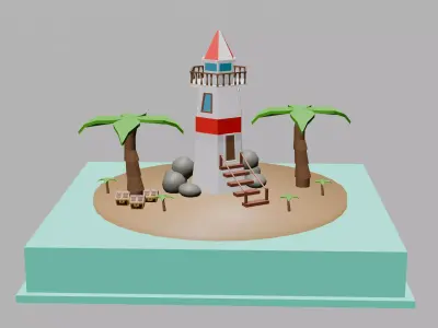 island  3D model