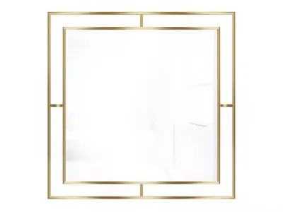 Mirror in a metal frame GZ-M1025 3D model