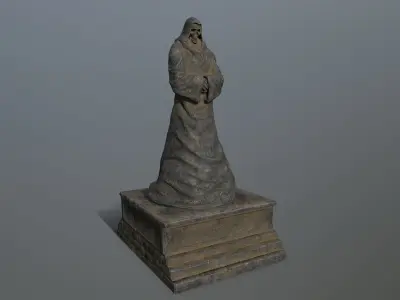 statue 2 Low-poly 3D model