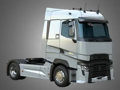 T520 - High Range Truck - Single Axle - Standard Version 3D model