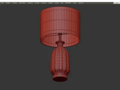 Charville Table Lamp Low-poly 3D model