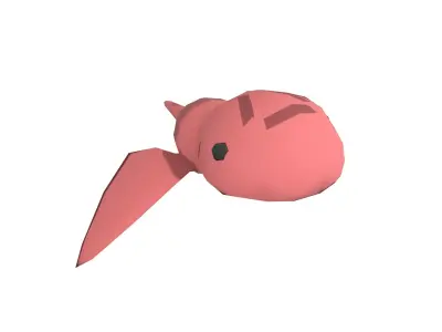 Cartoon Monster v1 001 Free low-poly 3D model