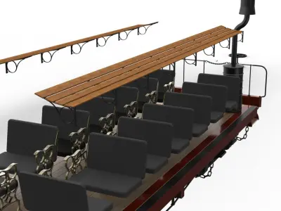  Railroad Passenger Car (Coach); "D&amp;RG Narrow Gauge", circa 1885-1935 